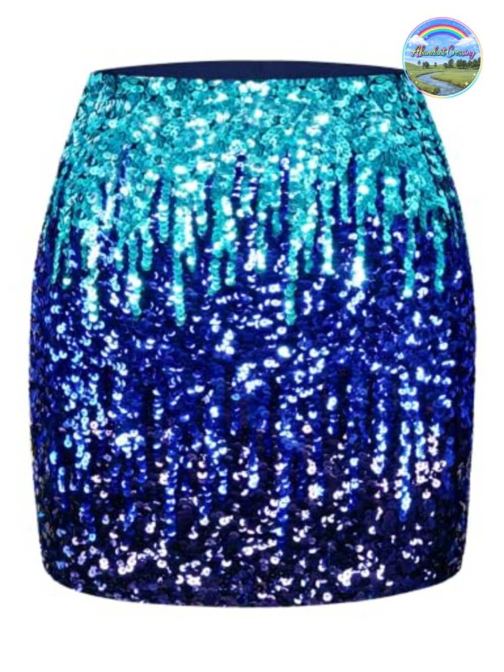 Sequin Bodycon Mini Skirt Stretchy Lined Party Clubwear